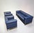 Vintage Sofa in Dark Blue Leather For Sale - Image 13 of 15