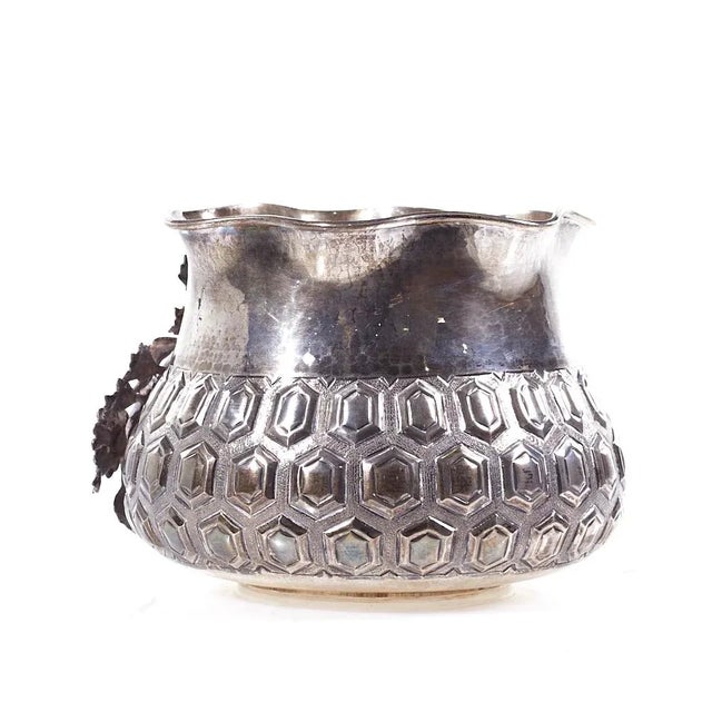 Late 20th Century Hazorfim Sterling Silver .925 Floral Bowl For Sale - Image 5 of 9