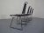 Black Metal Chairs by Rolf Rahmlow, 1980s, Set of 4 For Sale - Image 8 of 18