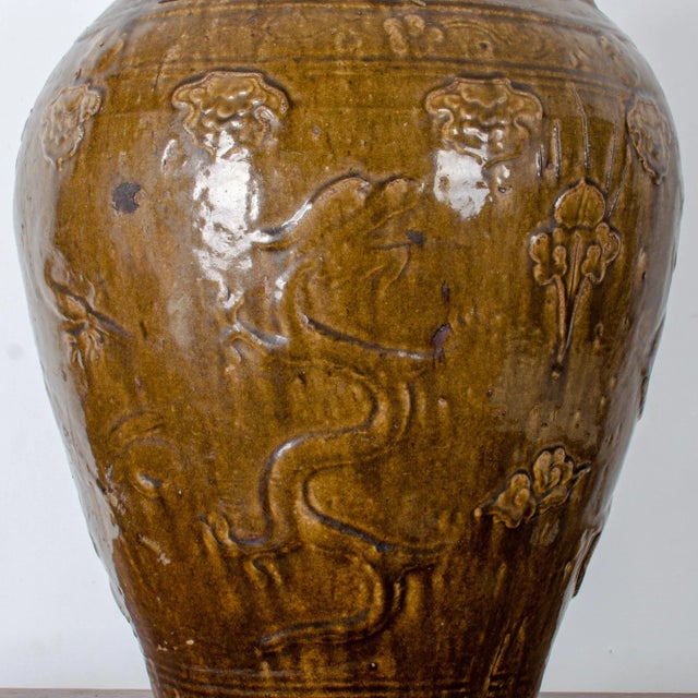 Chinese 17th Century Martaban Storage Jar For Sale - Image 3 of 13