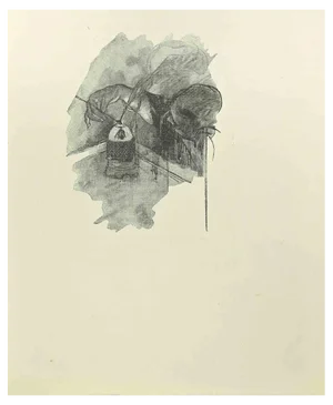 After Jean Paul Sauget, Experiment, 1921, Woodcut