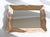 1950s Vintage Pink Venetian Rectangular Mirror, 1950s For Sale - Image 5 of 10