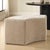 Khai Rounded Plush Dining Bench For Sale - Image 6 of 11
