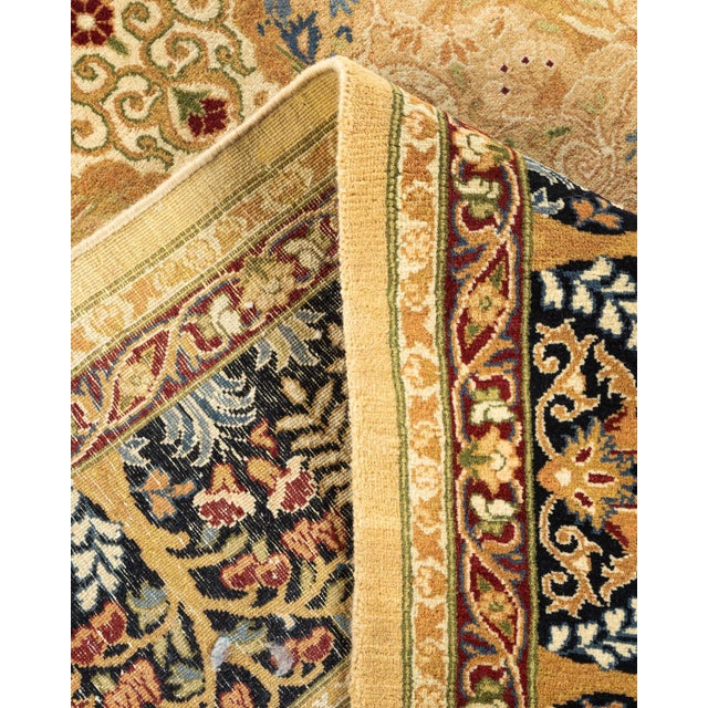 Mogul, One-of-a-Kind Hand-Knotted Area Rug - Yellow, 8' 1" x 8' 4" For Sale In New York - Image 6 of 8
