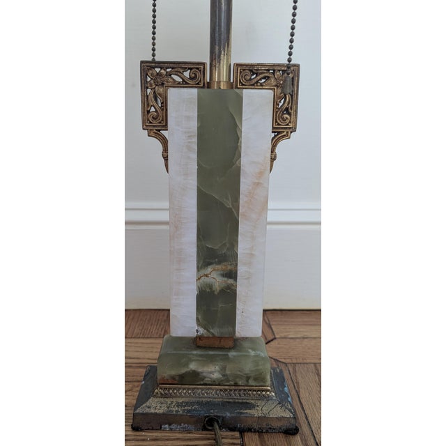 Antique Art Deco Lamp For Sale - Image 4 of 7