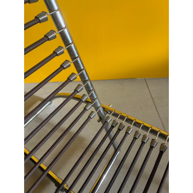 Postmodern Reclining Chair by Rene Herbst for Alivar, 1980s For Sale - Image 3 of 10