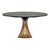 "Modena" Round Table With Bronze and Stainless Steel, Handmade For Sale - Image 12 of 12