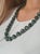 Natural Seraphinite & Freshwater Pearl Necklace, Sterling Silver Seraphinite Clasp, Statement Gemstone Necklace For Sale In Cleveland - Image 6 of 7
