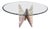 Architectural Marble and Glass Dining Table, 1970s For Sale
