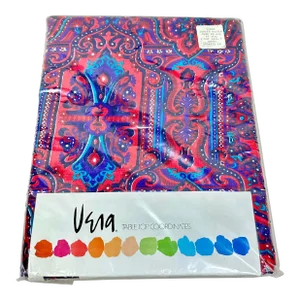Vintage New Old Stock Vera Neumann Paisley Rectangular Tablecloth