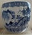 Japanese Antique Blue and White Porcelain Hibachi (Charcoal Brazier) Circa 1880-1905 For Sale - Image 3 of 14