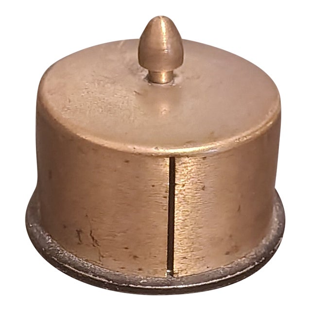 Mid 20th Century Brass Stamp Roll Holder For Sale