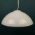 White Vintage Swirl Murano Glass Pendant Lamp, Italy, 1970s For Sale - Image 8 of 12