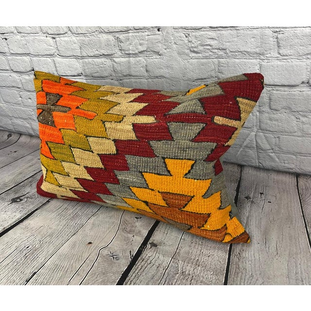 Vintage Pillow Case Turkish Kilim Pillow Decorative Kilim Pillow Dry cleaning only. PILLOW INSERT IS NOT INCLUDED