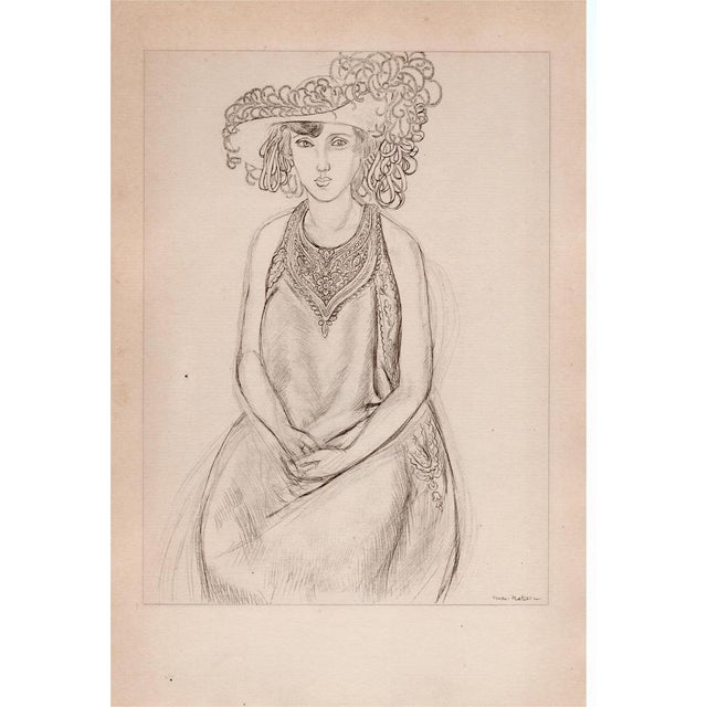 Matisse, Sitting Girl, Original Lithograph, 1920 For Sale - Image 11 of 11