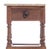 Portuguese Bedside Table in Chestnut Wood For Sale - Image 5 of 8