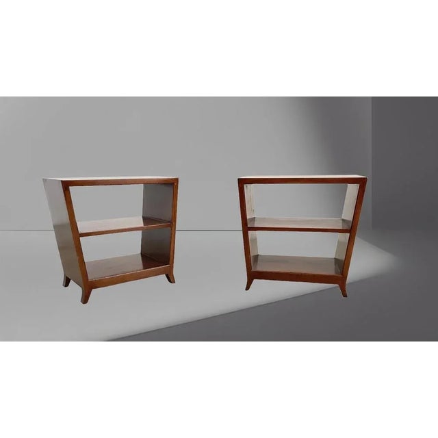 Small Bookshelves by Gio Ponti for Schirolli, 1950s, Set of 2 For Sale - Image 6 of 6