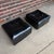 Mid-Century Modern Pair of Square Ottomans on Castors Mid Century Modern For Sale - Image 3 of 9