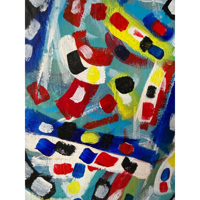 Original Abstract Acrylic Painting by Gavin Mc Groggan, 30” × 30” Contemporary Canvas Art For Sale - Image 4 of 10