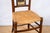 Brown Pair of Antique Rush Seat Chairs For Sale - Image 8 of 12