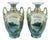 20th Century Empire Japanese Porcelain Vases with Gold Moriage Decoration, Noritake, 1890s, Set of 2 For Sale