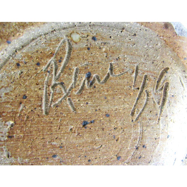 1980s Rustic Studio Pottery Clay Tea Pot, Signed For Sale - Image 13 of 14