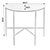 Crafted with exquisite Banswara marble and an antique brass finish, the Butler Specialty Company Evelyn Console table...