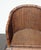 1970s Share Vintage Mid Century Wicker Barrel Back Side Chair For Sale - Image 5 of 14