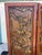 Beautifully aged and carved camphor wood center with rosewood framed divider. Approximately 6 feet tall and 6 feet fully...