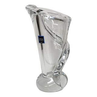 Sevres Crystal Vase Fiume Line For Sale