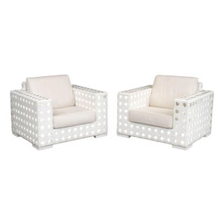 Skyline Design Lounge Chairs, Pair For Sale