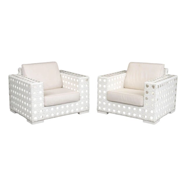 Skyline Design Lounge Chairs, Pair For Sale
