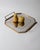Mid-Century Octagonal Stainless Steel Tray with Brass Rim, 1970s For Sale - Image 12 of 12