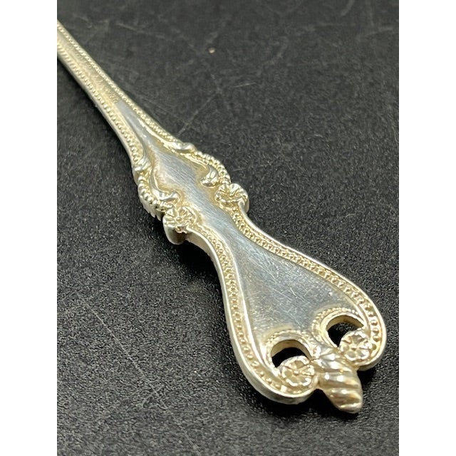 Early 20th Century Early 20th Century Sterling Silver Baby Food Pusher For Sale - Image 5 of 12