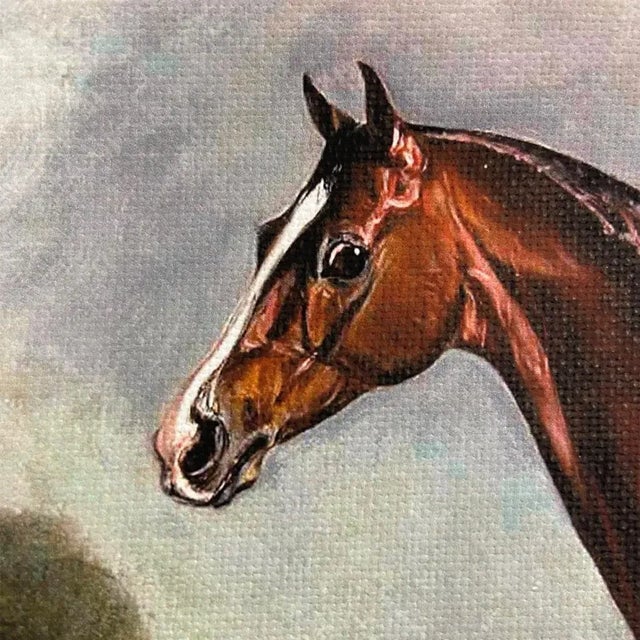 Accurate reproduction of the original 1831 oil painting. Sultan was a famous British bay thoroughbred race horse. This...