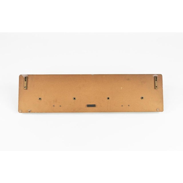 Mid-Century Coat Rack Shelf in Glass and Brass attributed to Cristal Arte, Italy, 1950s For Sale - Image 14 of 17