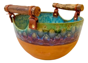 Studio Ceramic Serving Bowl Susan Volk