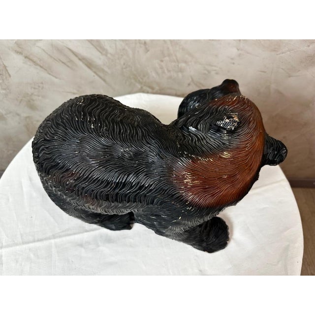 Japanese Wooden Bear, 1960s For Sale - Image 6 of 12