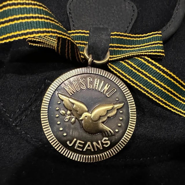 1990s Moschino Jeans Top HandBag by Franco Moschino For Sale - Image 11 of 13