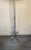 French Silvered Floor Lamp on a Scrolled Tripod Base For Sale - Image 4 of 12