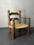 Brutalist French Low Rush Oak Armchair by Charles Dudouyt, 1940s For Sale - Image 6 of 16