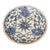 Antique Chinese Blue and White "Kitchen Qing" Plate For Sale