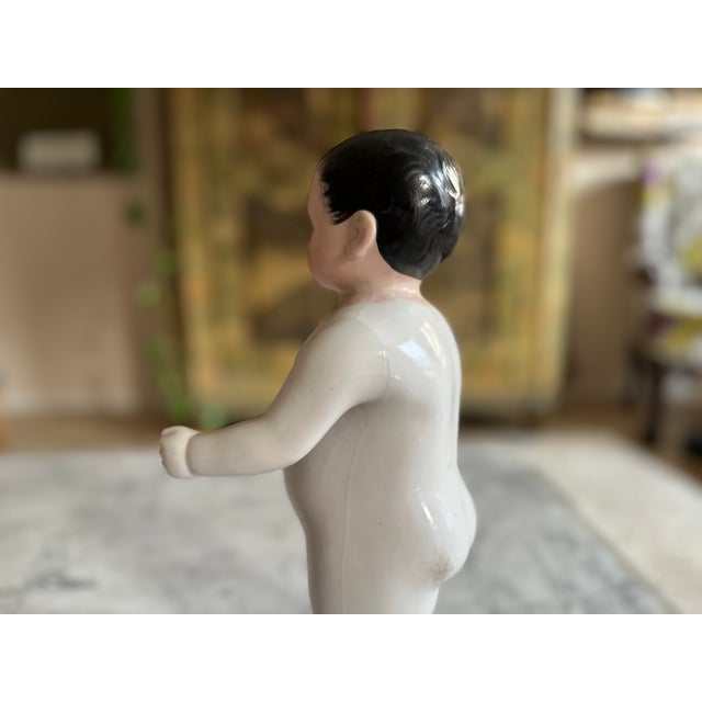 Ceramic Biedermeier Porcelain Bathing Doll, Germany, 1820s For Sale - Image 7 of 15