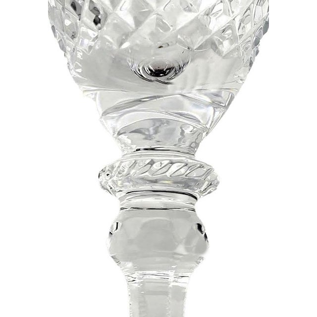 Traditional Rogaska Hand Blown Crystal Gallia Wine Glasses Yugoslavia - Set of 12 For Sale - Image 3 of 9