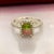 Multicolor Tourmaline Diamond Ring 14k Gold 1.15 TCW Certified For Sale In New York - Image 6 of 11