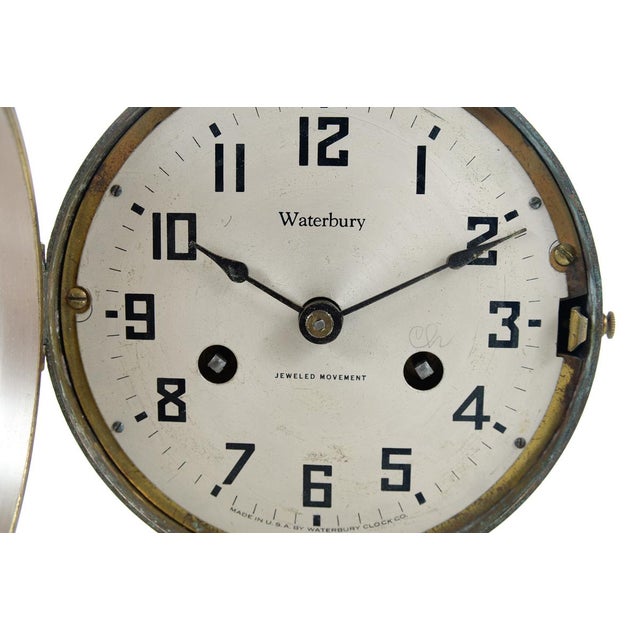 Waterbury Ship Bell No.1 Vintage Brass Ship Clock Chairish