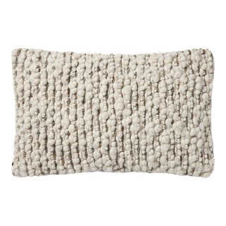 Amber Lewis x Loloi Vivienne Dove / Smoke 13'' x 21'' Cover Only Pillow For Sale