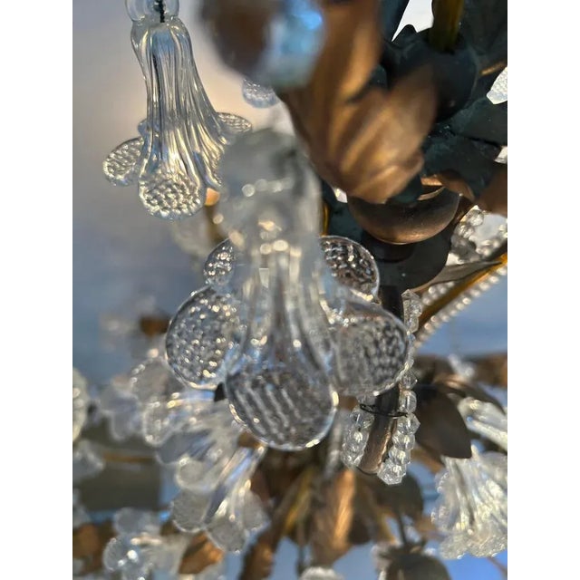 Murano Glass Chandelier, 1950s For Sale - Image 13 of 18