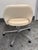 Textile Eero Saarinen for Knoll Executive Office Chair, Pearl Boucle For Sale - Image 7 of 12