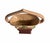 Roseville Pottery Vintage Roseville Snowberry Pink Pottery Basket 1bk-7, Circa 1947 For Sale - Image 4 of 7
